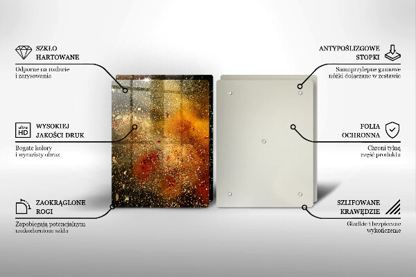 Főzőlap védő üveglap Színes fűszerek