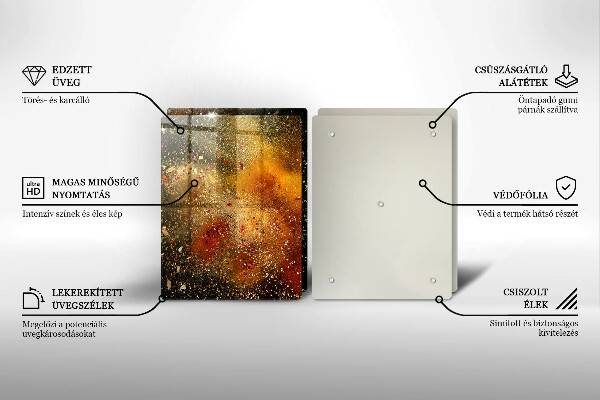 Főzőlap védő üveglap Színes fűszerek