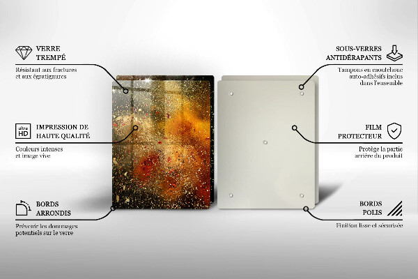 Főzőlap védő üveglap Színes fűszerek