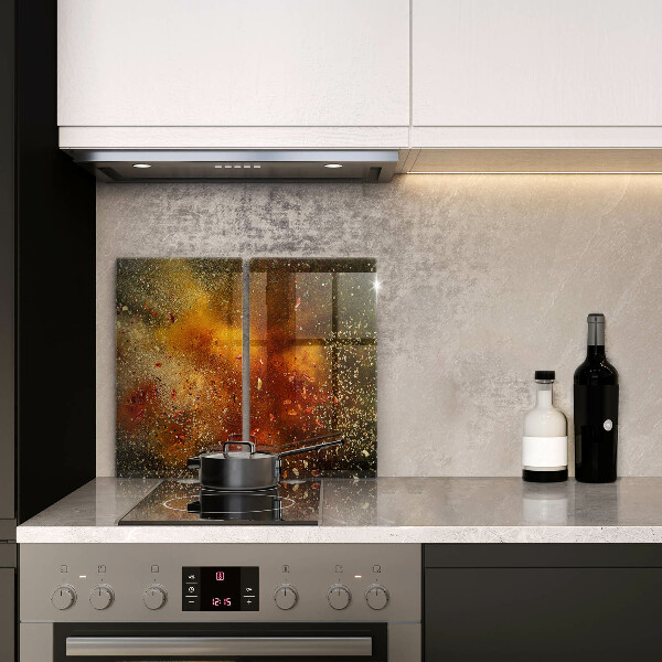 Főzőlap védő üveglap Színes fűszerek