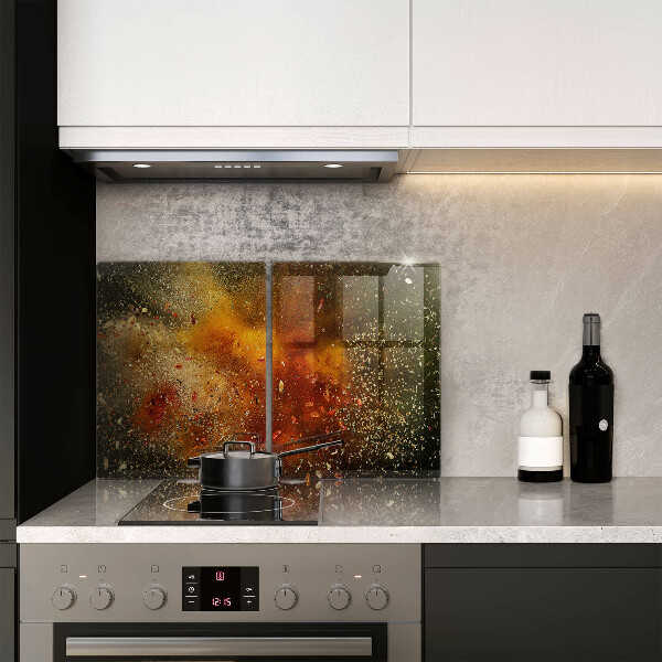 Főzőlap védő üveglap Színes fűszerek