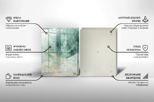 Főzőlap védő üveglap Kő szerkezet