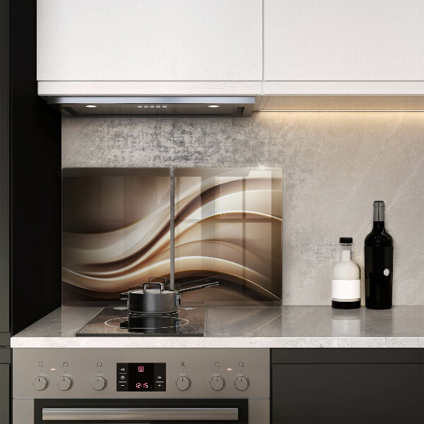 Főzőlap védő üveglap Absztrakciós finom vonalak