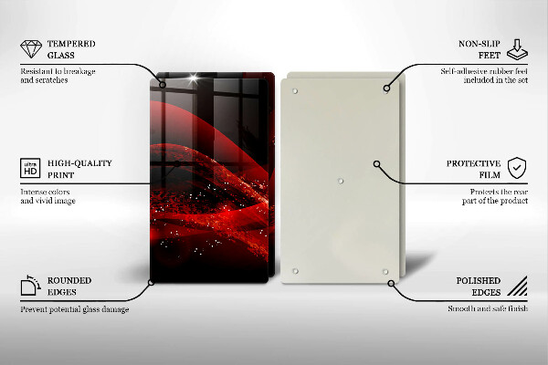 Főzőlap védő üveglap Modern absztrakció