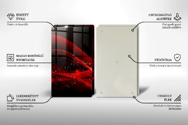 Főzőlap védő üveglap Modern absztrakció