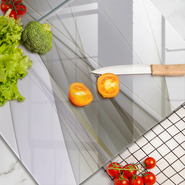 Főzőlap védő üveglap Absztrakt vonalak tervezése