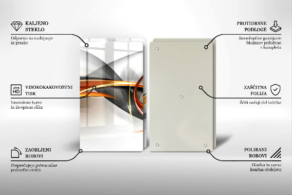 Főzőlap védő üveglap Modern formák