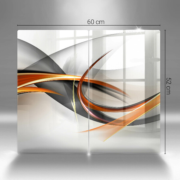 Főzőlap védő üveglap Modern formák