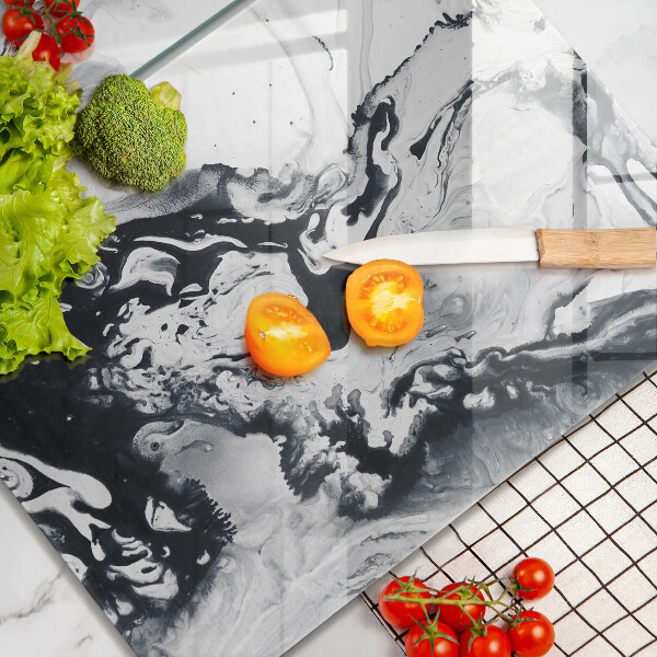 Főzőlap védő üveglap Tinta absztrakció