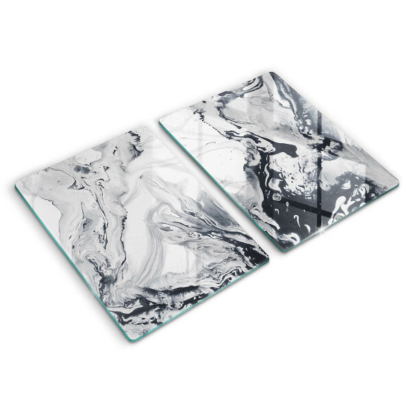 Főzőlap védő üveglap Tinta absztrakció