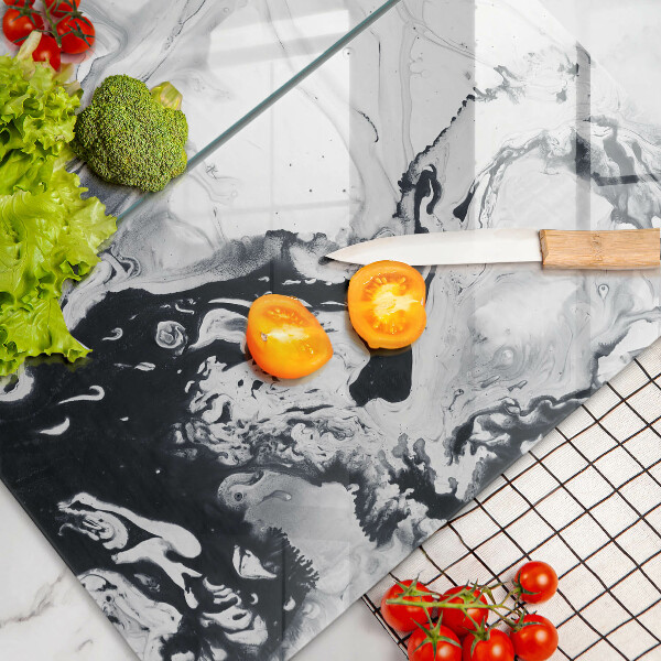 Főzőlap védő üveglap Tinta absztrakció