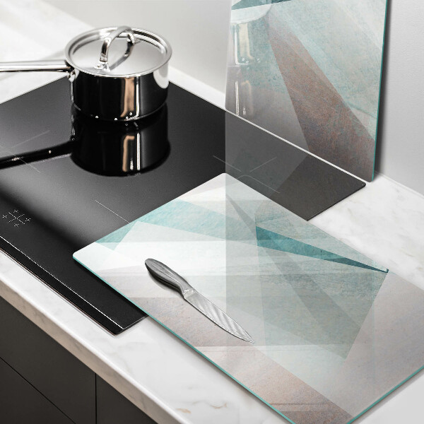 Főzőlap védő üveglap Éles absztrakció