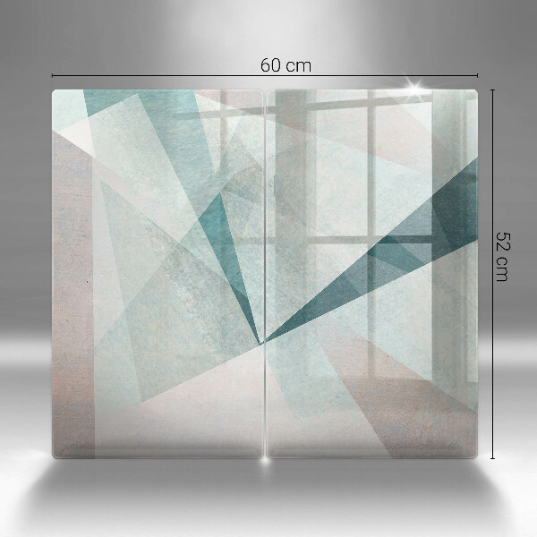 Főzőlap védő üveglap Éles absztrakció