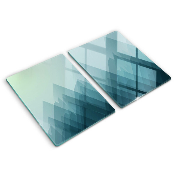 Főzőlap védő üveglap Absztrakt hegyek