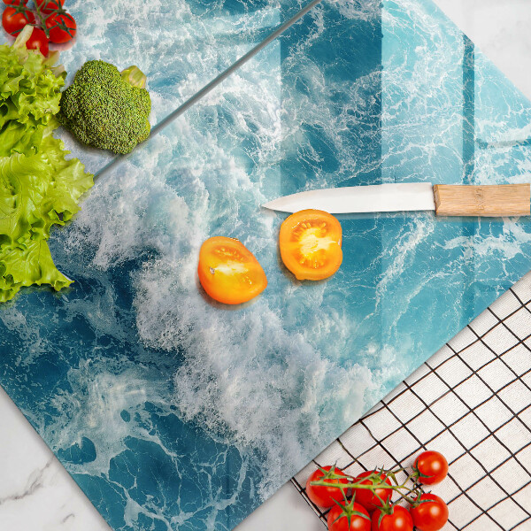 Főzőlap védő üveglap Tenger víz hullámai