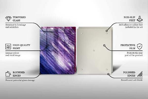 Főzőlap védő üveglap Festék absztrakció