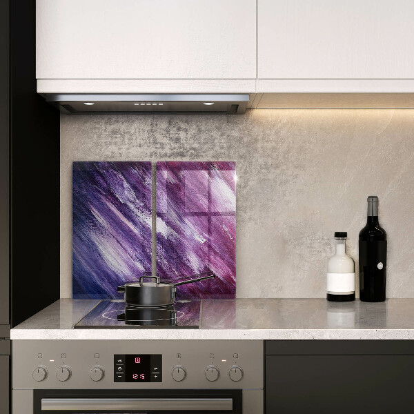 Főzőlap védő üveglap Festék absztrakció
