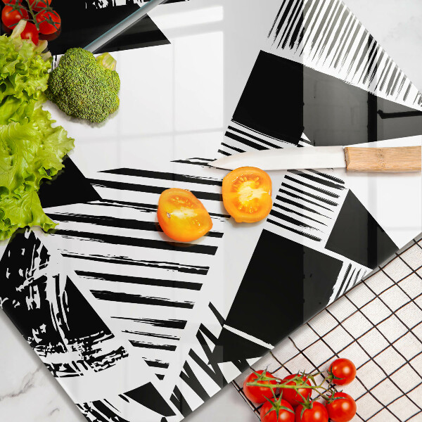 Főzőlap védő üveglap Geometriai háromszögek