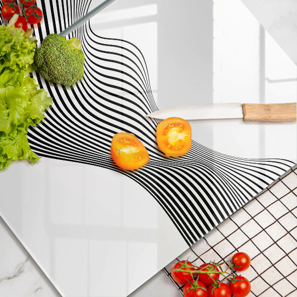 Főzőlap védő üveglap Lineáris absztrakció