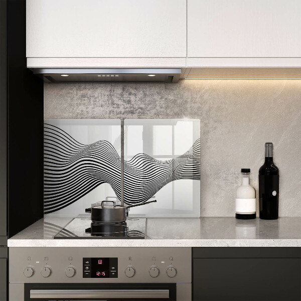 Főzőlap védő üveglap Lineáris absztrakció