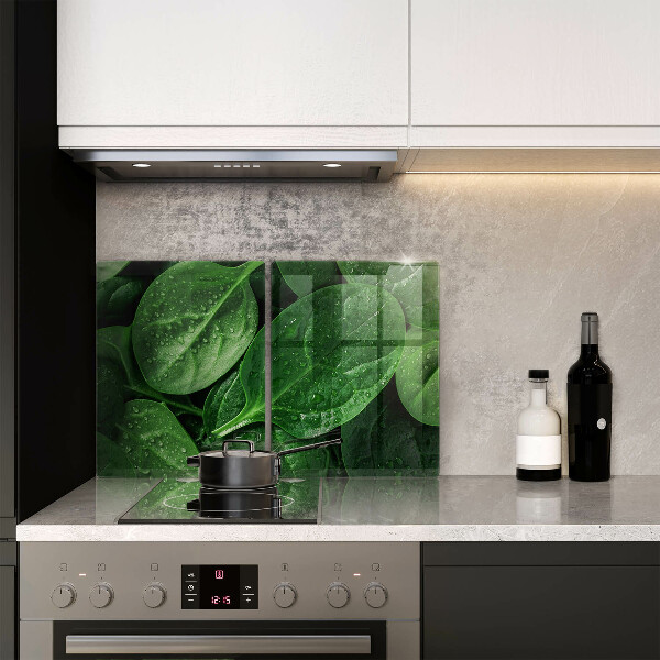 Főzőlap védő üveglap Bazsalikom