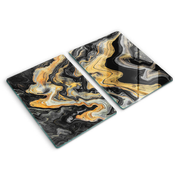 Főzőlap védő üveglap Absztrakt szerkezet