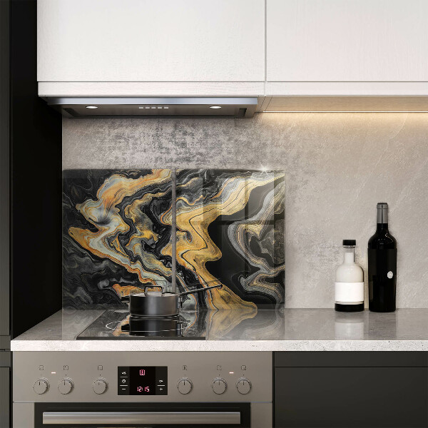 Főzőlap védő üveglap Absztrakt szerkezet