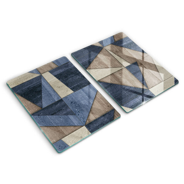 Főzőlap védő üveglap Geometriai absztrakció