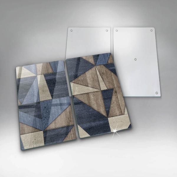 Főzőlap védő üveglap Geometriai absztrakció