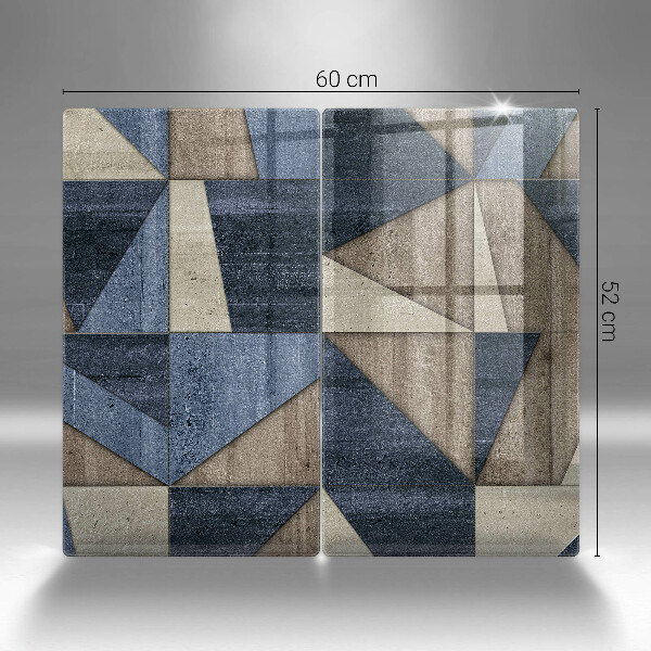 Főzőlap védő üveglap Geometriai absztrakció