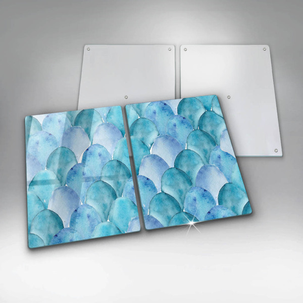 Főzőlap védő üveglap Akvarell skálák