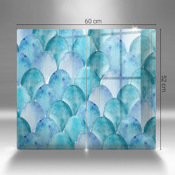 Főzőlap védő üveglap Akvarell skálák