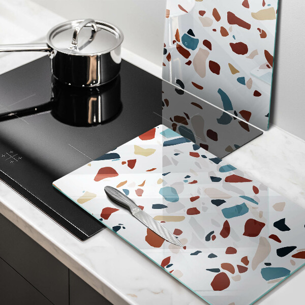 Főzőlap védő üveglap Díszítő kő