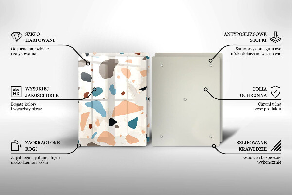 Főzőlap védő üveglap Dekoratív kőedény