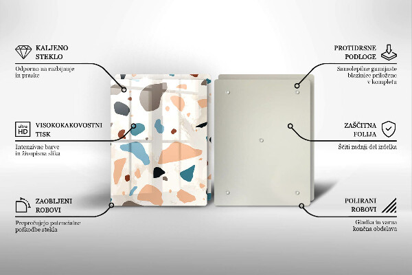 Főzőlap védő üveglap Dekoratív kőedény