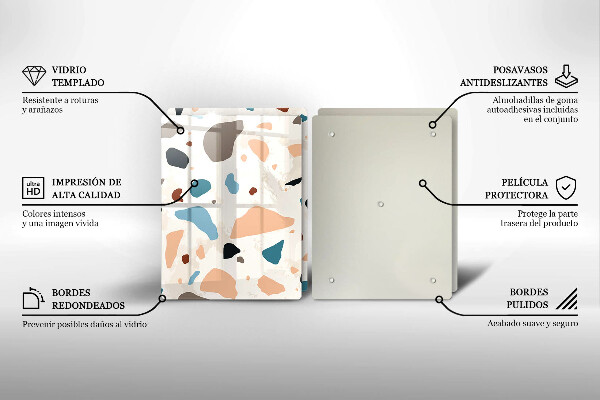 Főzőlap védő üveglap Dekoratív kőedény