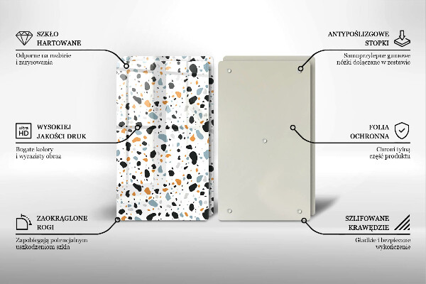 Főzőlap védő üveglap Dekoratív kőedény