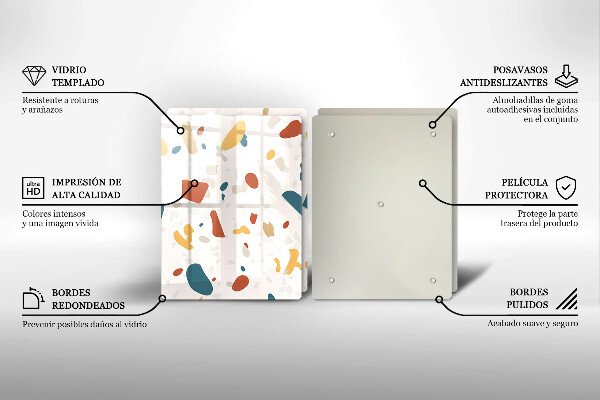 Főzőlap védő üveglap Dekoratív kőedény