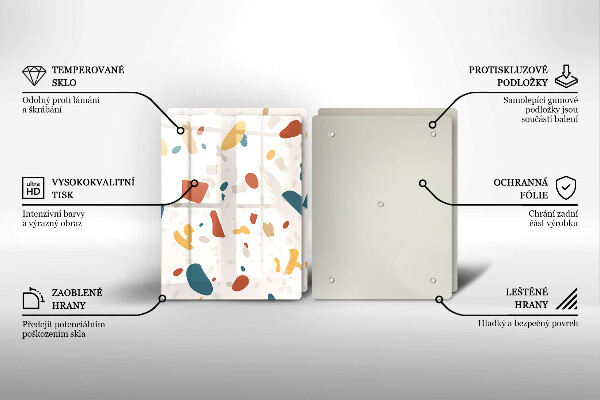 Főzőlap védő üveglap Dekoratív kőedény