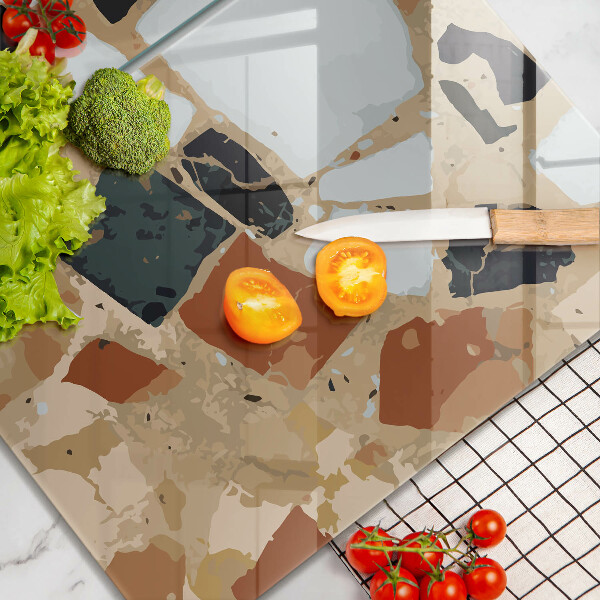 Főzőlap védő üveglap Dekoratív kövek lemez