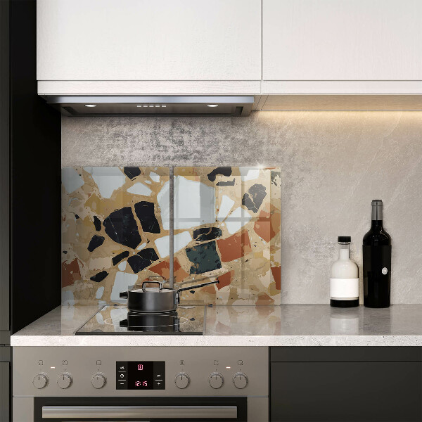 Főzőlap védő üveglap Dekoratív kövek lemez