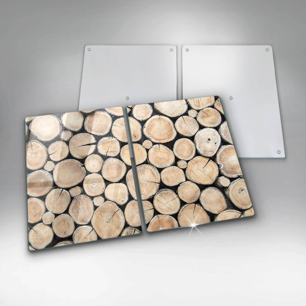 Főzőlap védő üveglap Fa fatörzsek
