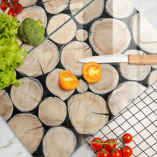 Főzőlap védő üveglap Fa fatörzsek