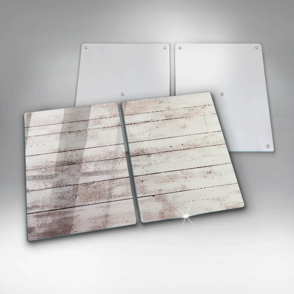 Főzőlap védő üveglap Régi fa táblák