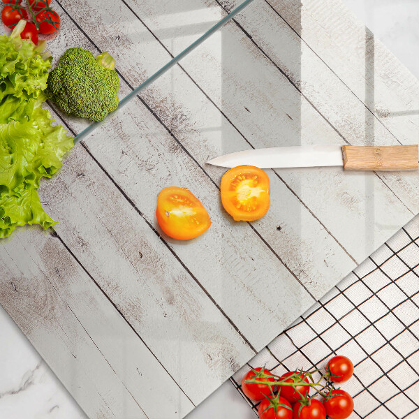 Főzőlap védő üveglap Régi fa táblák