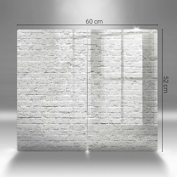 Főzőlap védő üveglap Téglafal fal