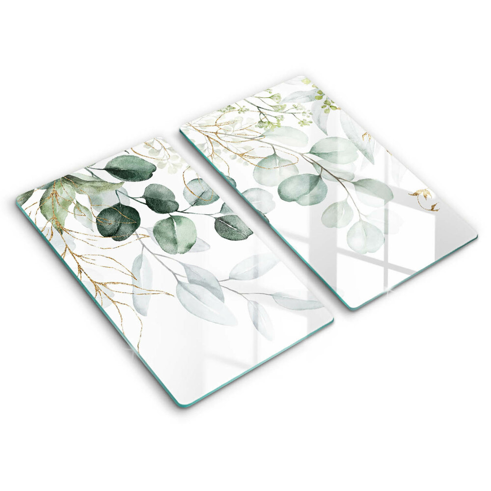 Főzőlap védő üveglap Festett növények