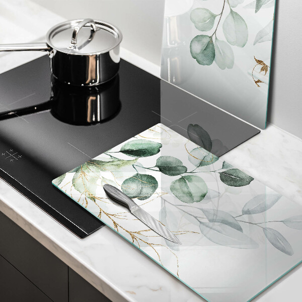 Főzőlap védő üveglap Festett növények