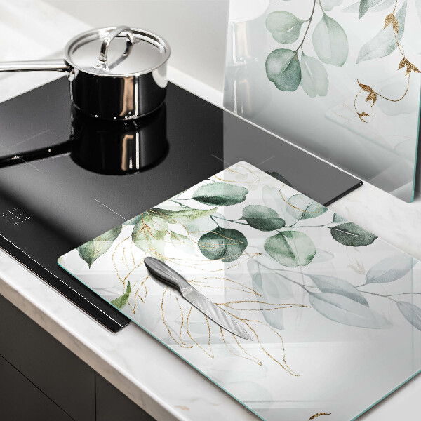 Főzőlap védő üveglap Festett növények