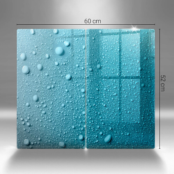 Főzőlap védő üveglap Vízcseppek